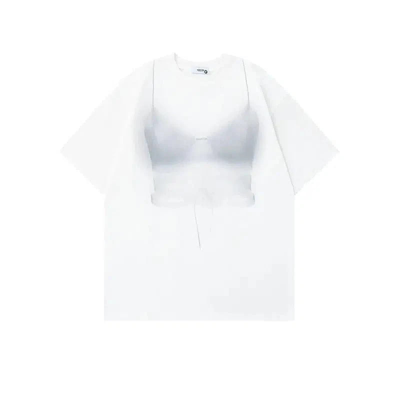 Printed Loose Cotton T-shirt