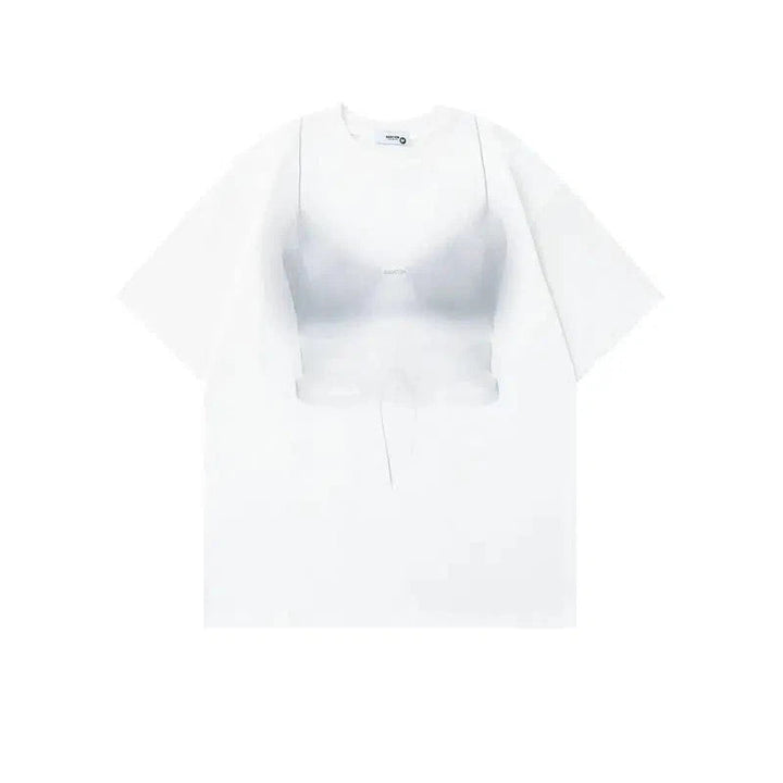 Printed Loose Cotton T-shirt