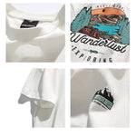 Printed Round Neck Short-sleeved T-shirt