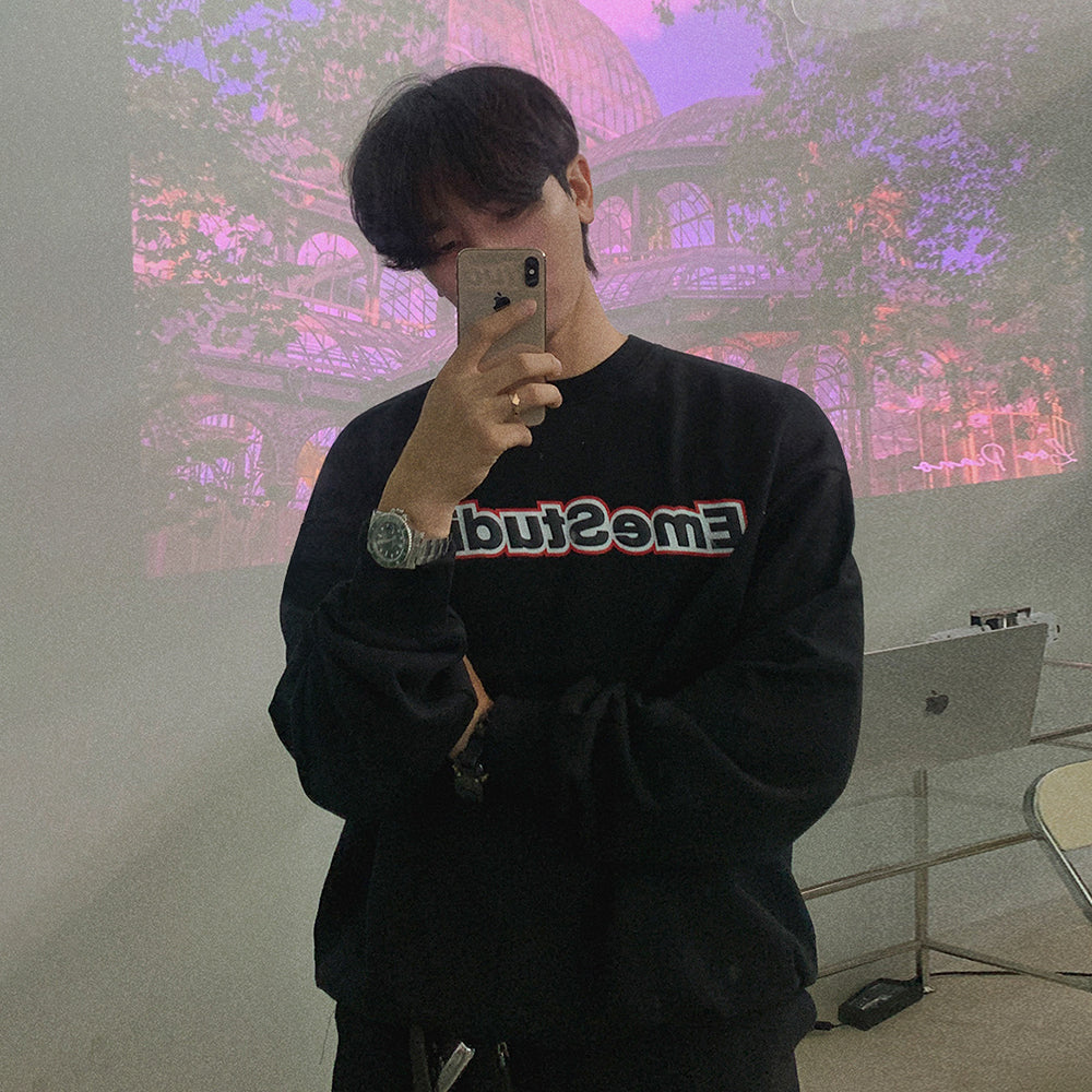 Printed Round Neck Sweatshirt