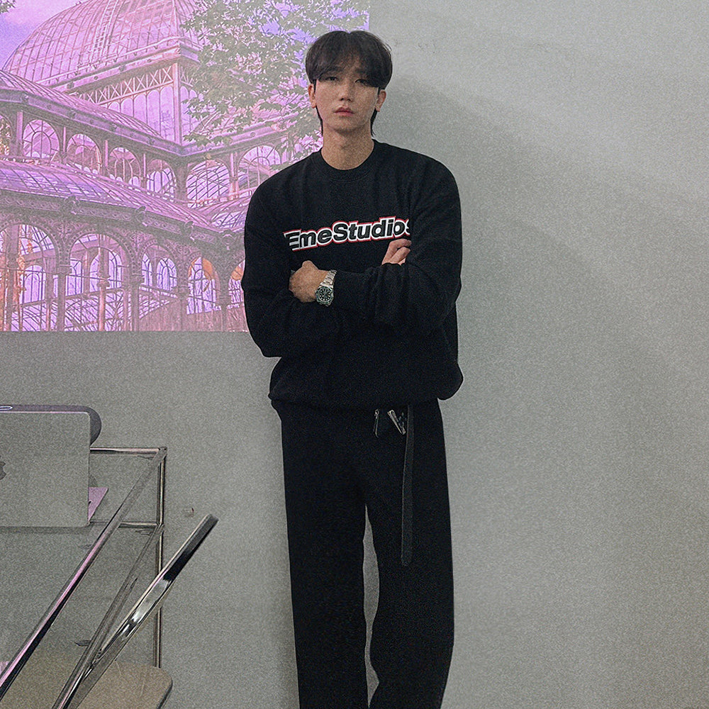 Printed Round Neck Sweatshirt