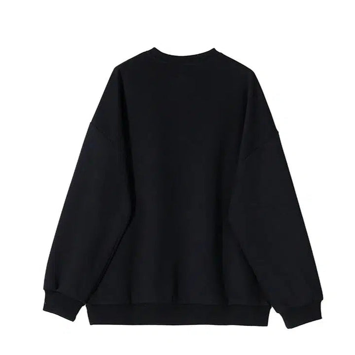 Printed Round Neck Sweatshirt