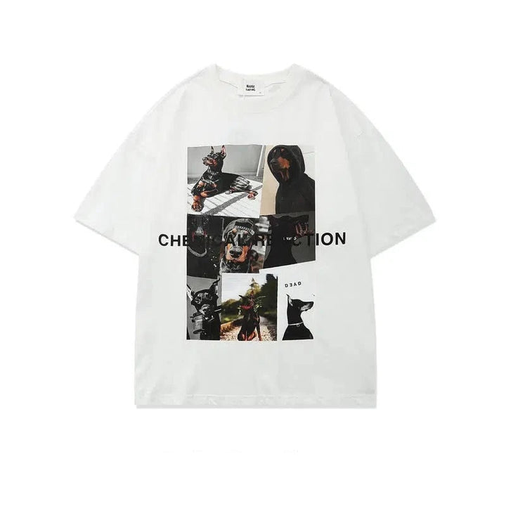 Printed Round Neck T-shirt