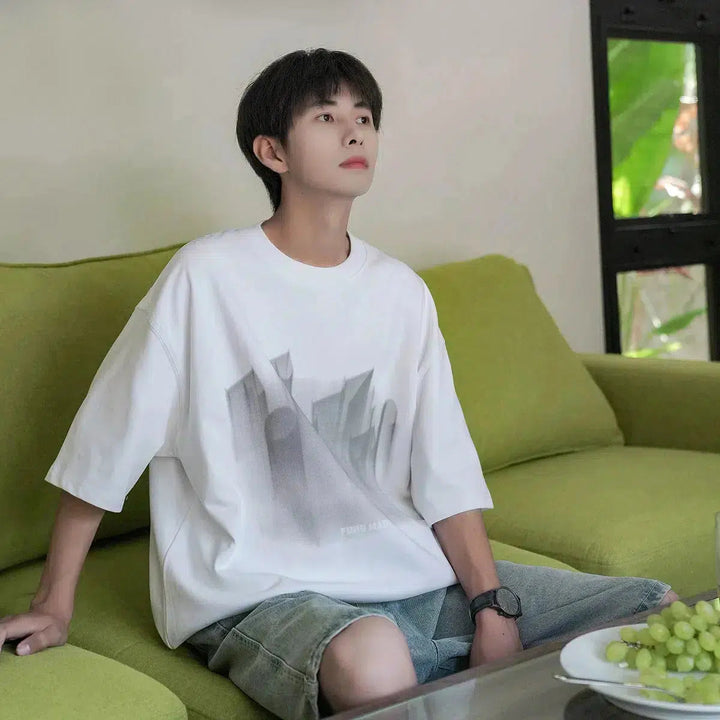 Printed Short-Sleeved T-Shirt