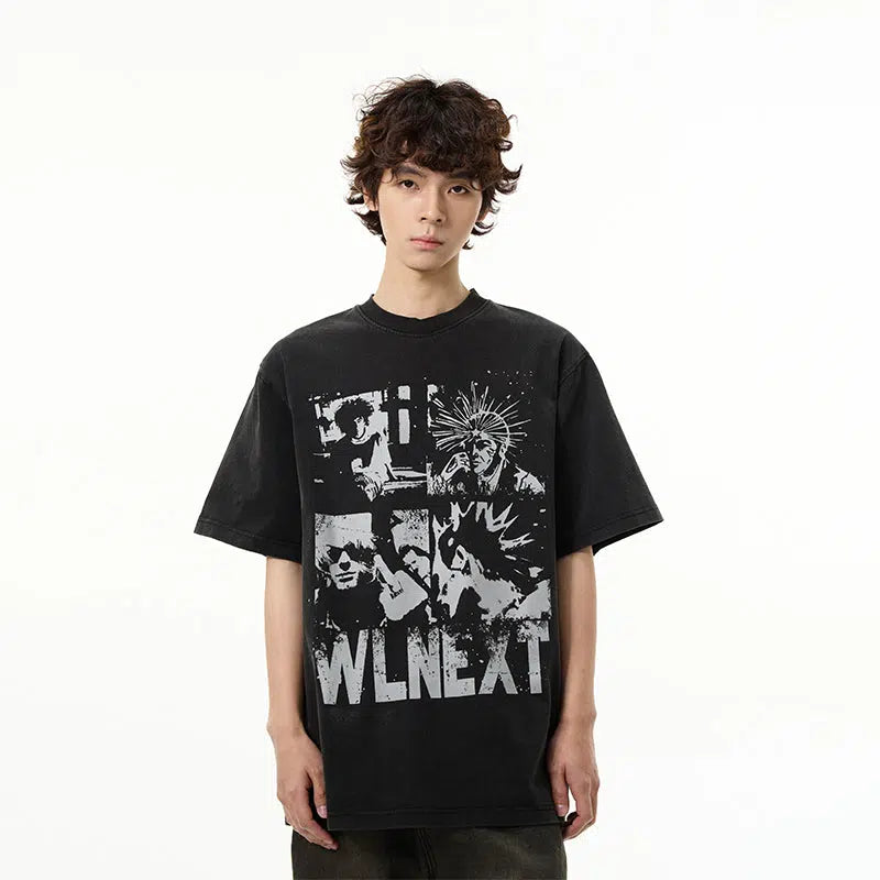 Printed Short-sleeved T-shirt