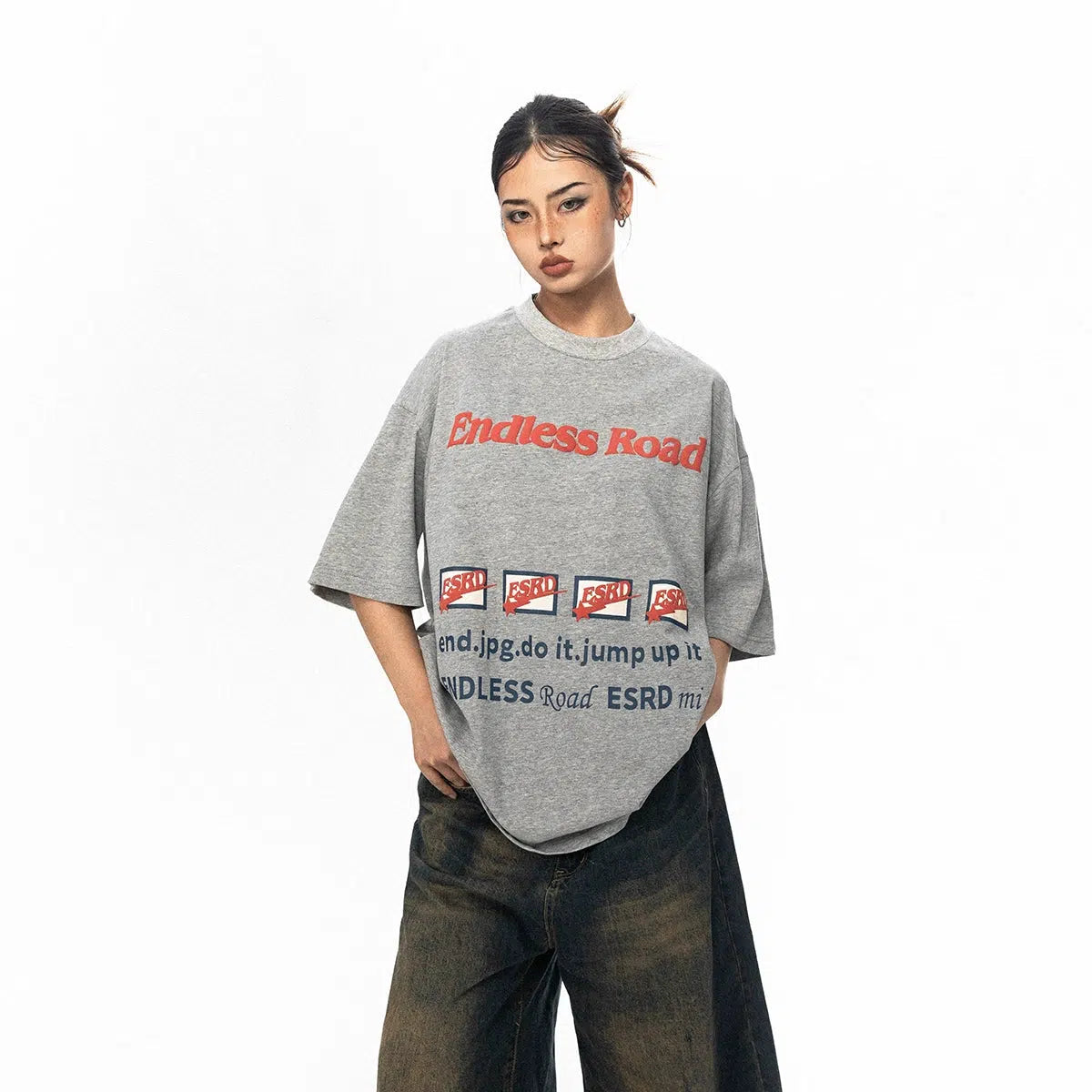 Printed Short-sleeved T-shirt