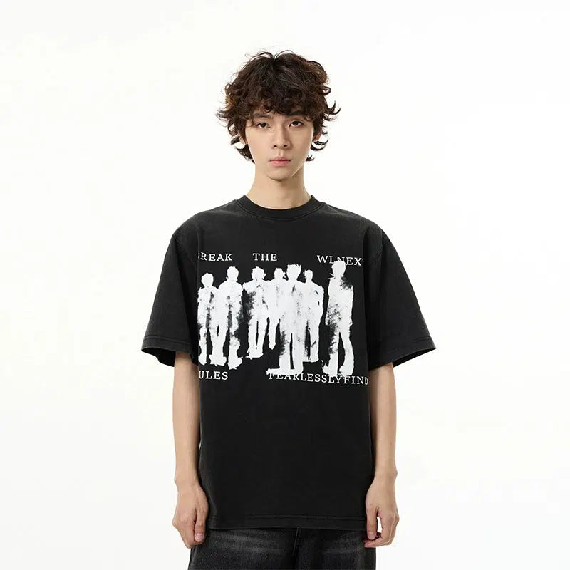 Printed Short-sleeved T-shirt