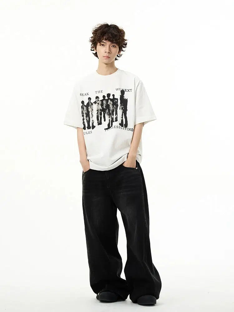 Printed Short-sleeved T-shirt