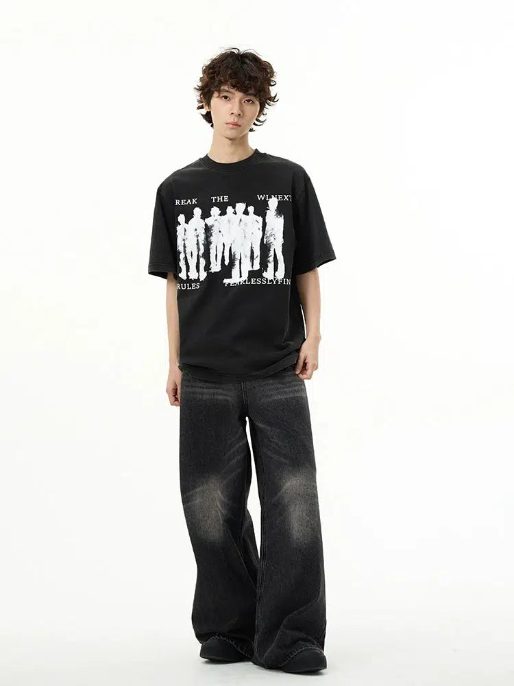 Printed Short-sleeved T-shirt