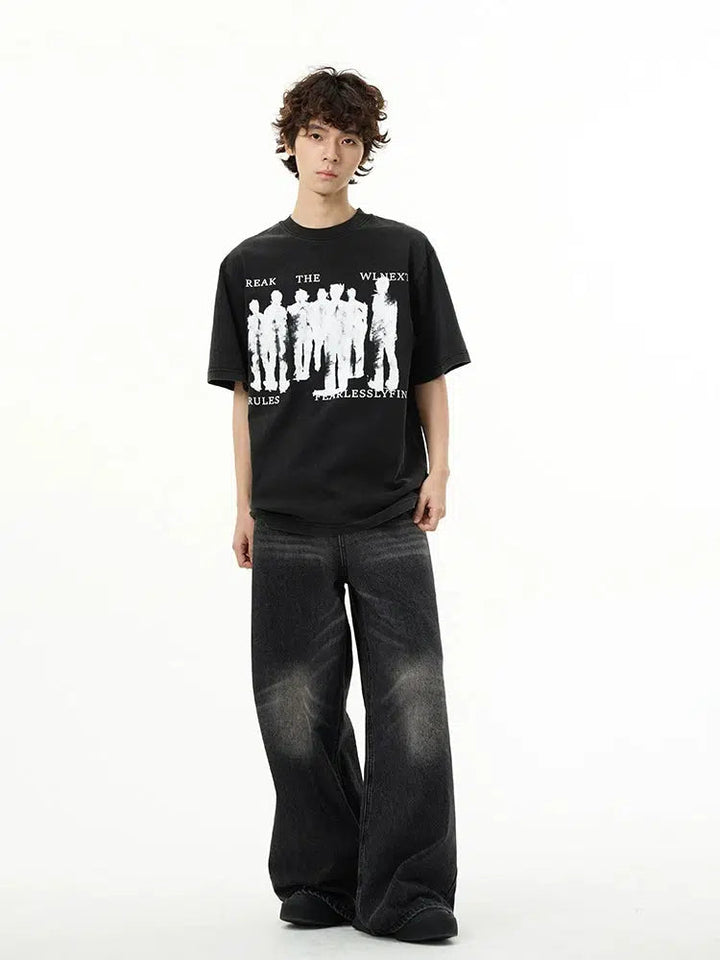 Printed Short-sleeved T-shirt