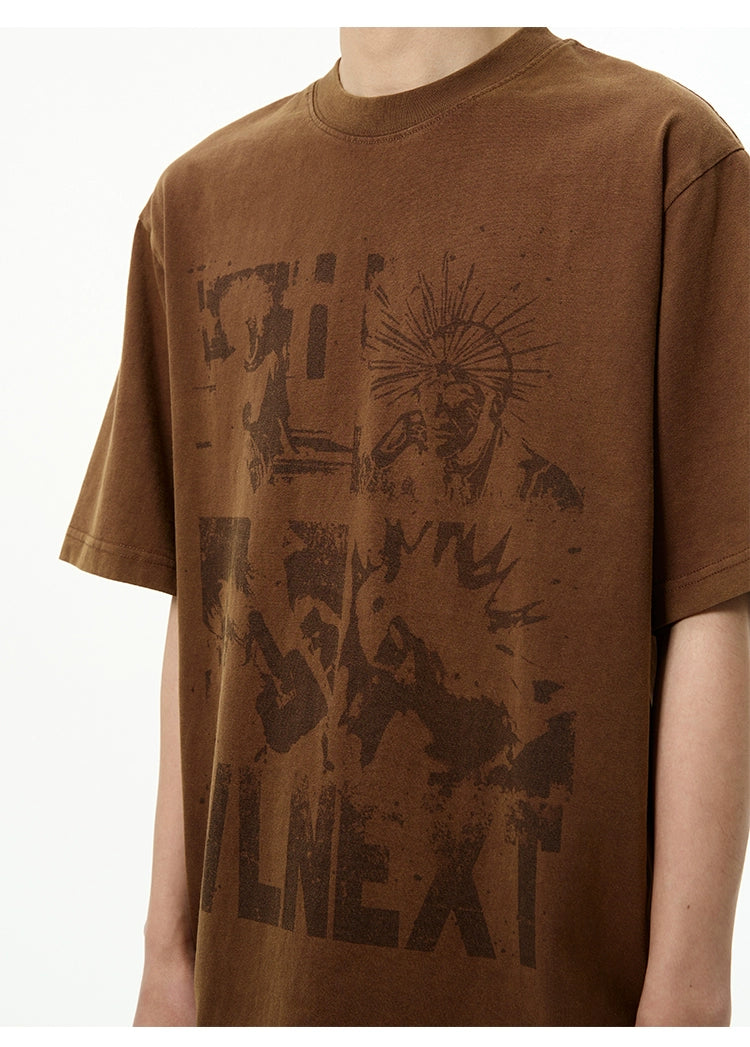 Printed Short-sleeved T-shirt