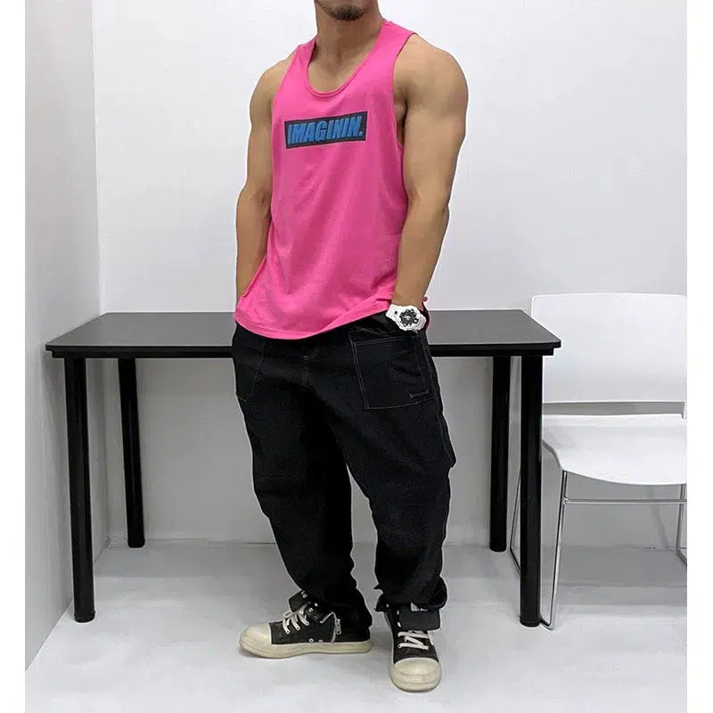 Printed Sleeveless Vest