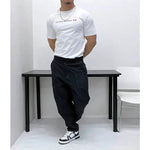 Printed Slogan Graphic T-shirt