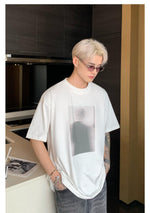 Printing Round Neck Cotton T-shirt