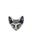 Punk Cat Stud Earrings