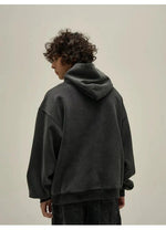 Punk Print Hooded Sweatshirt