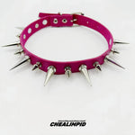 Punk Style Spiked Choker Necklace