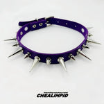 Punk Style Spiked Choker Necklace