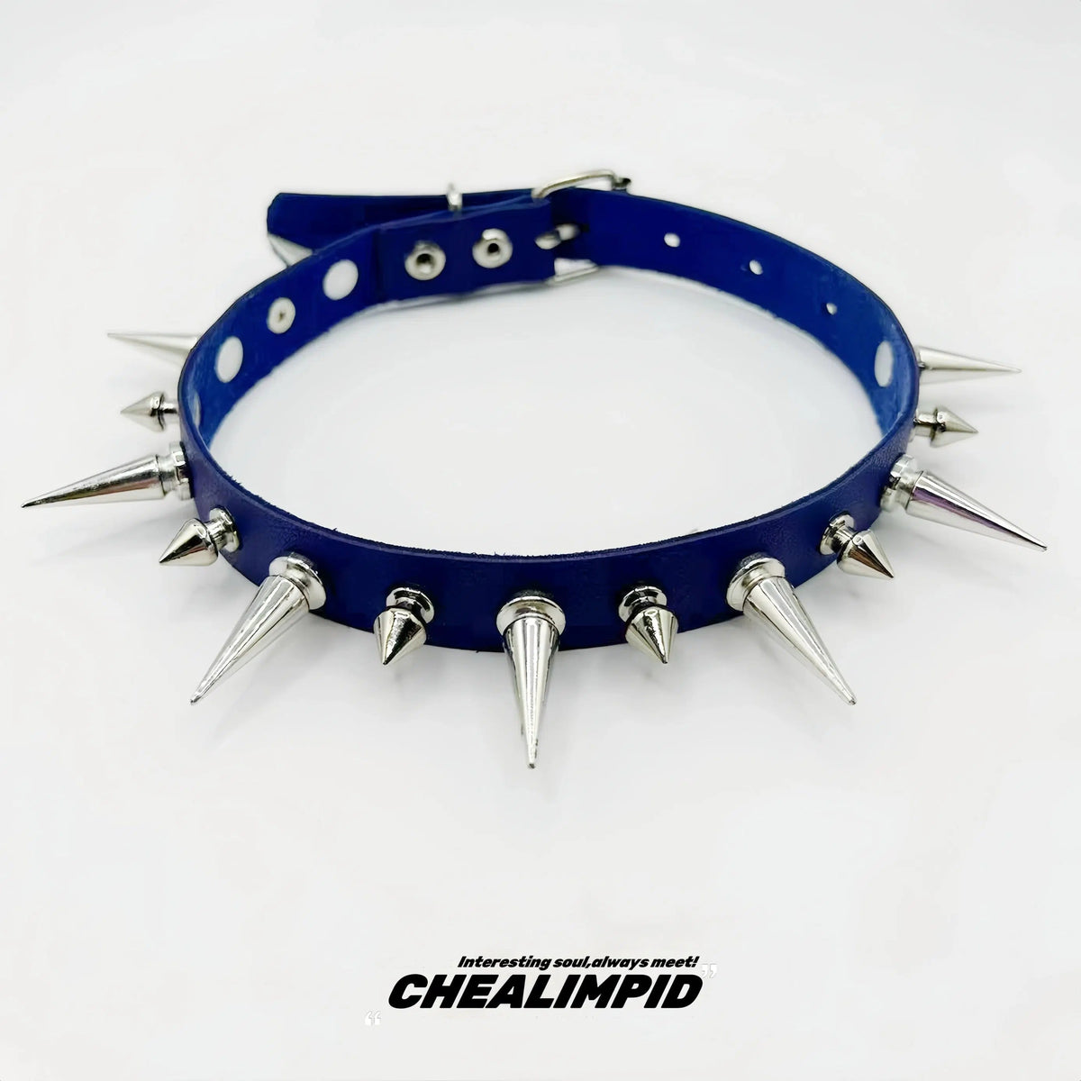 Punk Style Spiked Choker Necklace