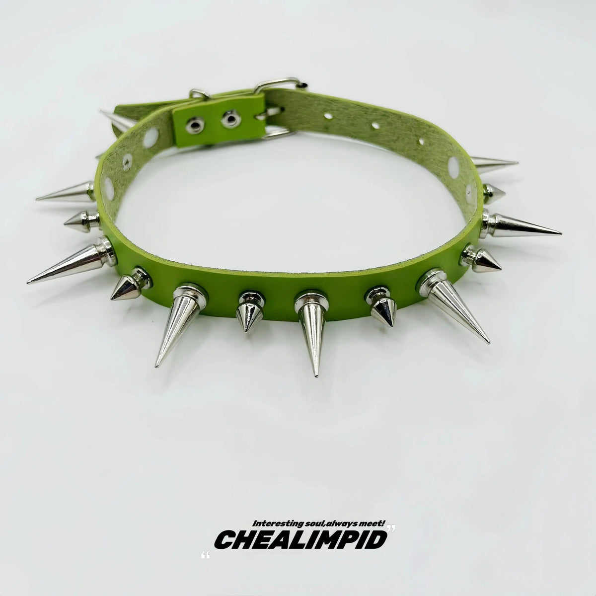 Punk Style Spiked Choker Necklace