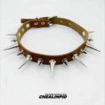 Punk Style Spiked Choker Necklace