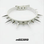 Punk Style Spiked Choker Necklace