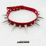 Punk Style Spiked Choker Necklace