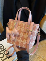 Puppy Charm Quilted Small Tote Bag