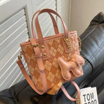 Puppy Charm Quilted Small Tote Bag