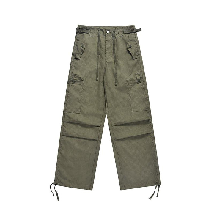 Quick Dry Nylon Drawstring Cargo Pants