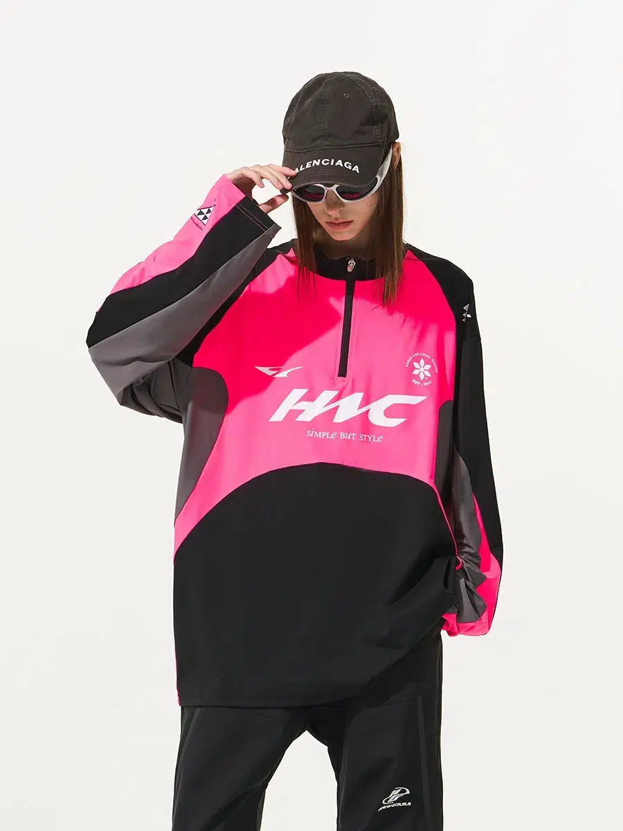 Quick-drying Half-zip Cycling Pullover