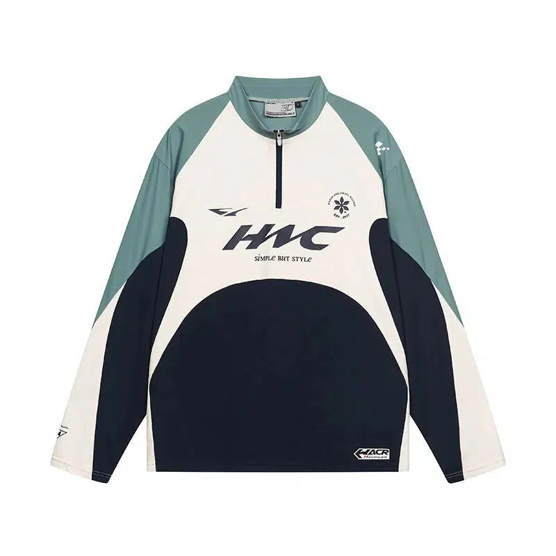 Quick-drying Half-zip Cycling Pullover
