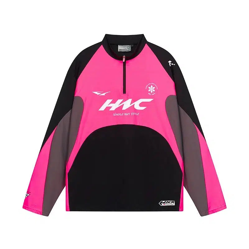 Quick-drying Half-zip Cycling Pullover