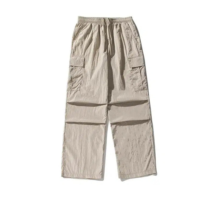 Quick-drying Wide-leg Cargo Pants