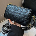Quilted Barrel Crossbody Bag