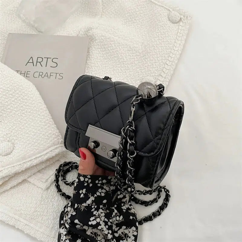 Quilted Chain Crossbody Bag