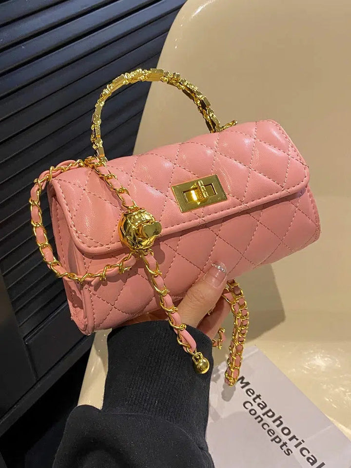 Quilted Chain Handle Bag