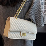 Quilted Chain Shoulder Bag