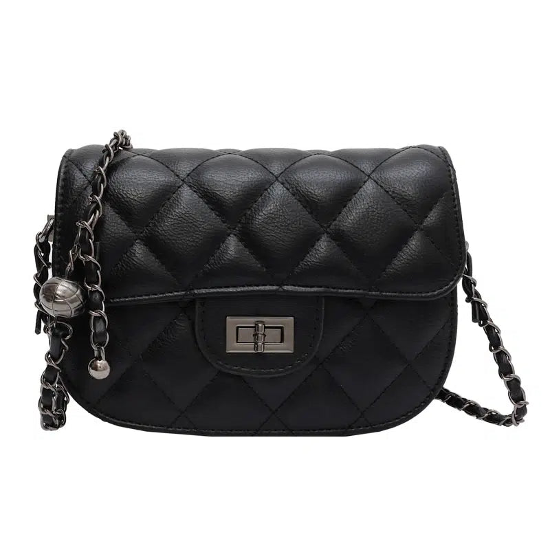 Quilted Chain Strap Shoulder Bag