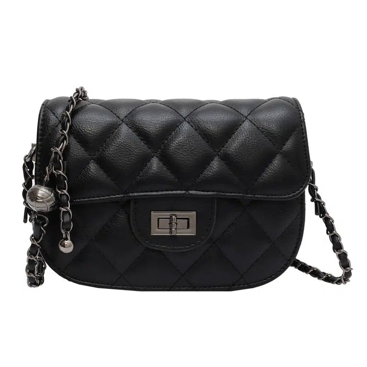 Quilted Chain Strap Shoulder Bag