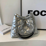 Quilted Chain Strap Shoulder Bag