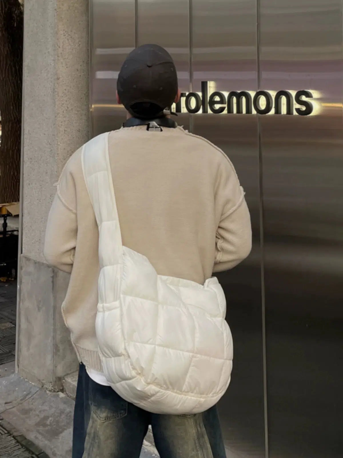 Quilted Oversized Shoulder Bag