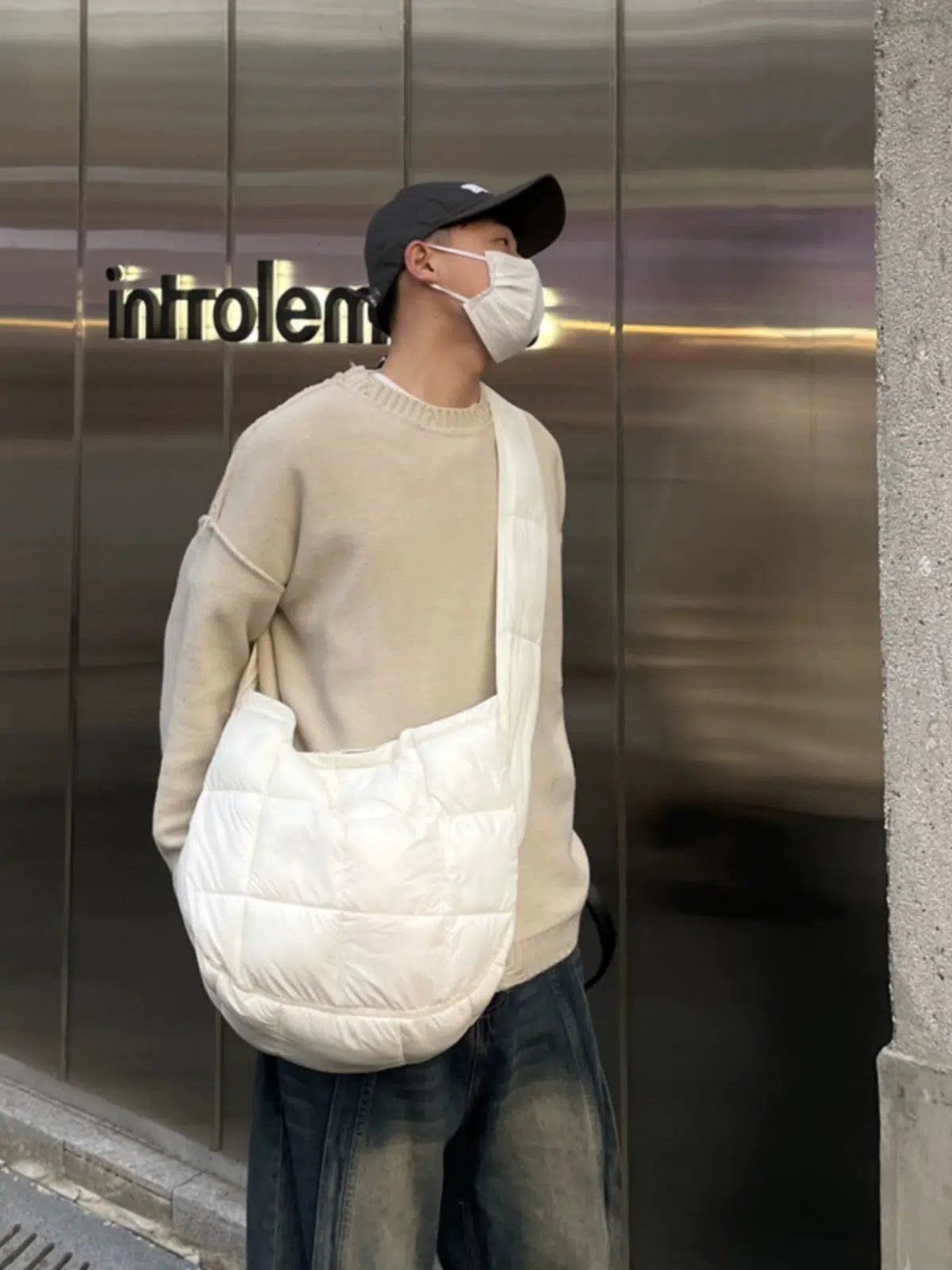 Quilted Oversized Shoulder Bag