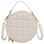 Quilted Round Crossbody Bag