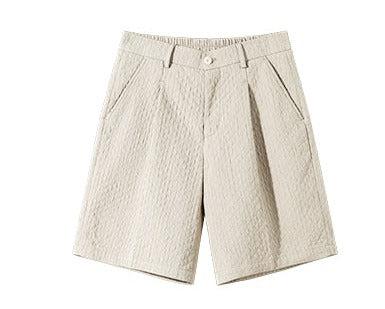 Quilted Textured Short Sleeve Blazer & Shorts