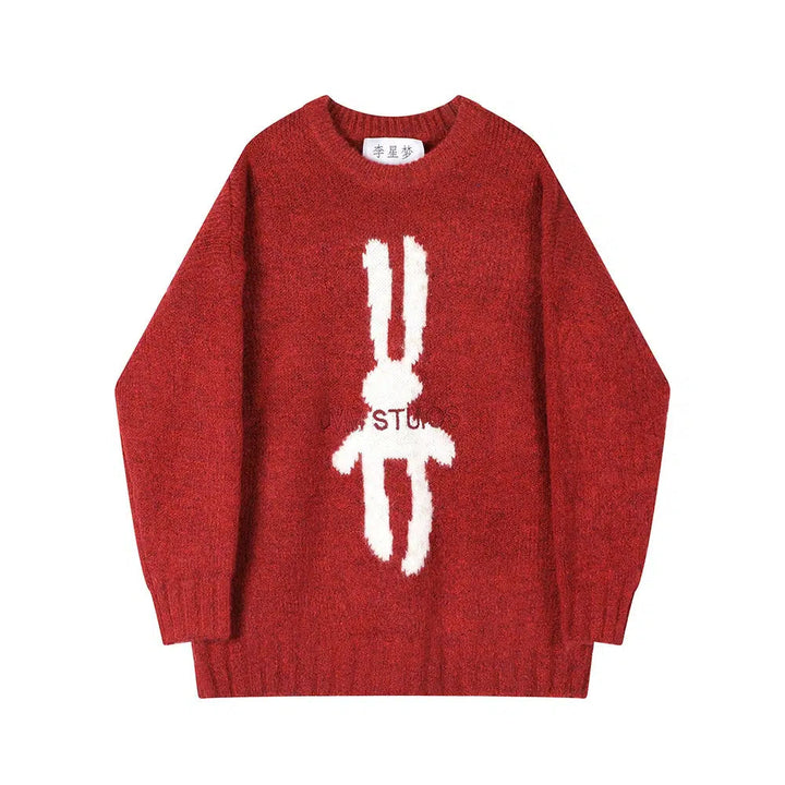 Rabbit Graphic Sweatshirt