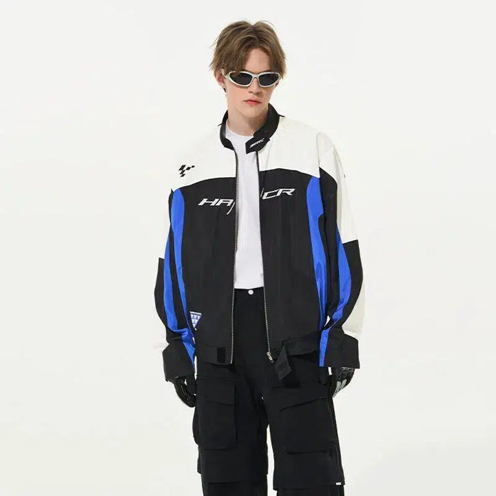 Racing Athletic Embroidery Jacket