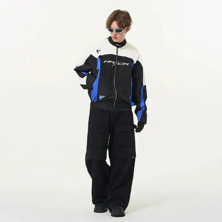 Racing Athletic Embroidery Jacket
