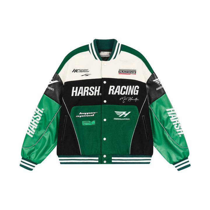 Racing Motorcycle PU Leather Jacket