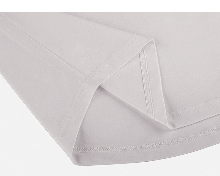 Raglan Sleeve Round Neck Contrast T-shirt